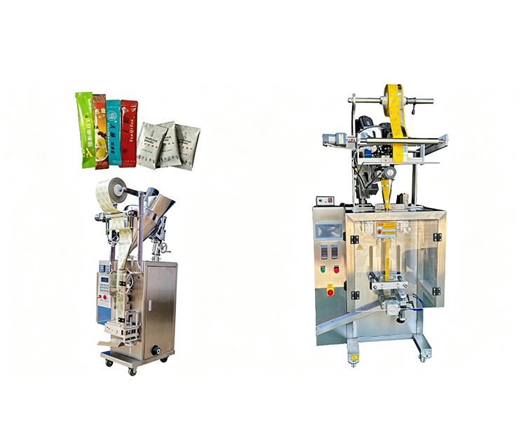 Roll film small bag powder packaging machine