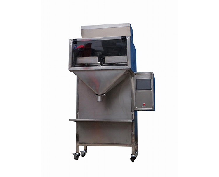 Semi-automatic granule filling and packaging machine