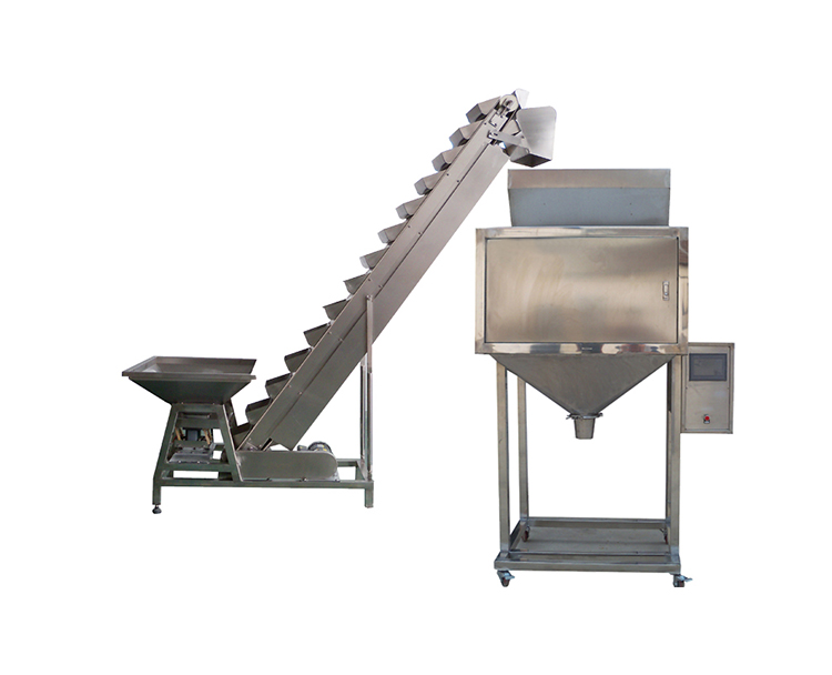 Semi-automatic granule filling and packaging machine