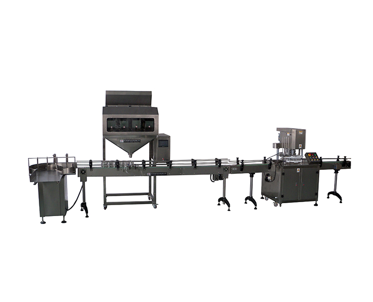Semi-automatic granule filling and packaging machine