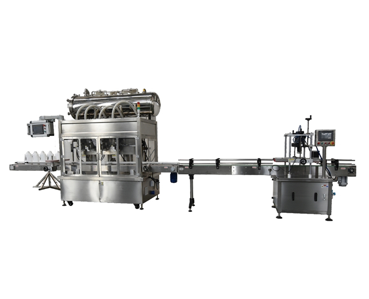 Servo piston tracking filling line
