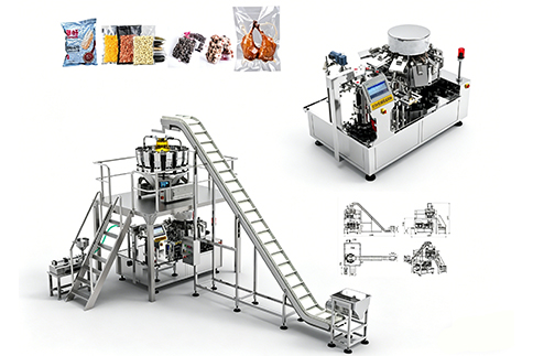 Automatic bag vacuum packaging machine